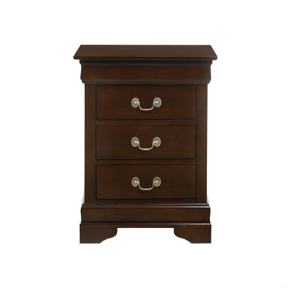 Louis Philippe Nightstand in Wood Veneer
