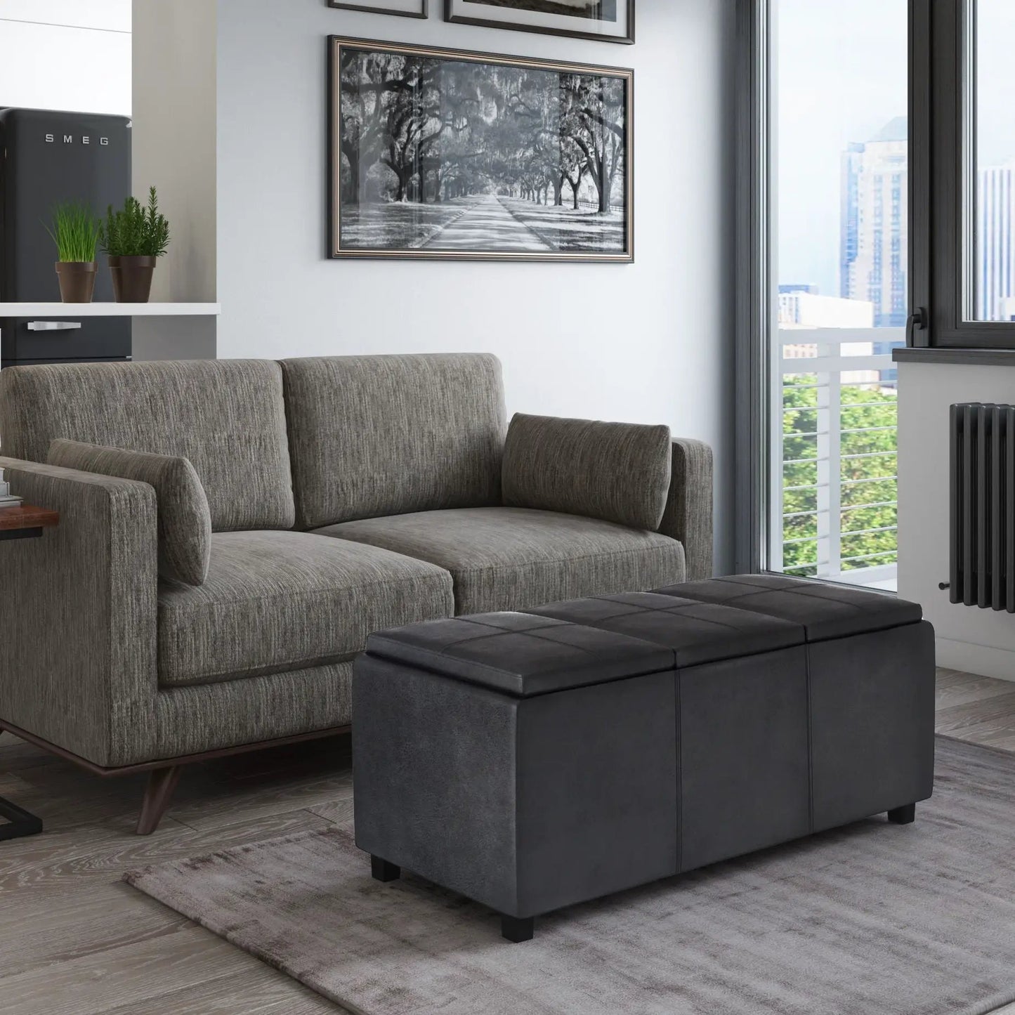 Avalon Multi Functional Storage Ottoman Trays