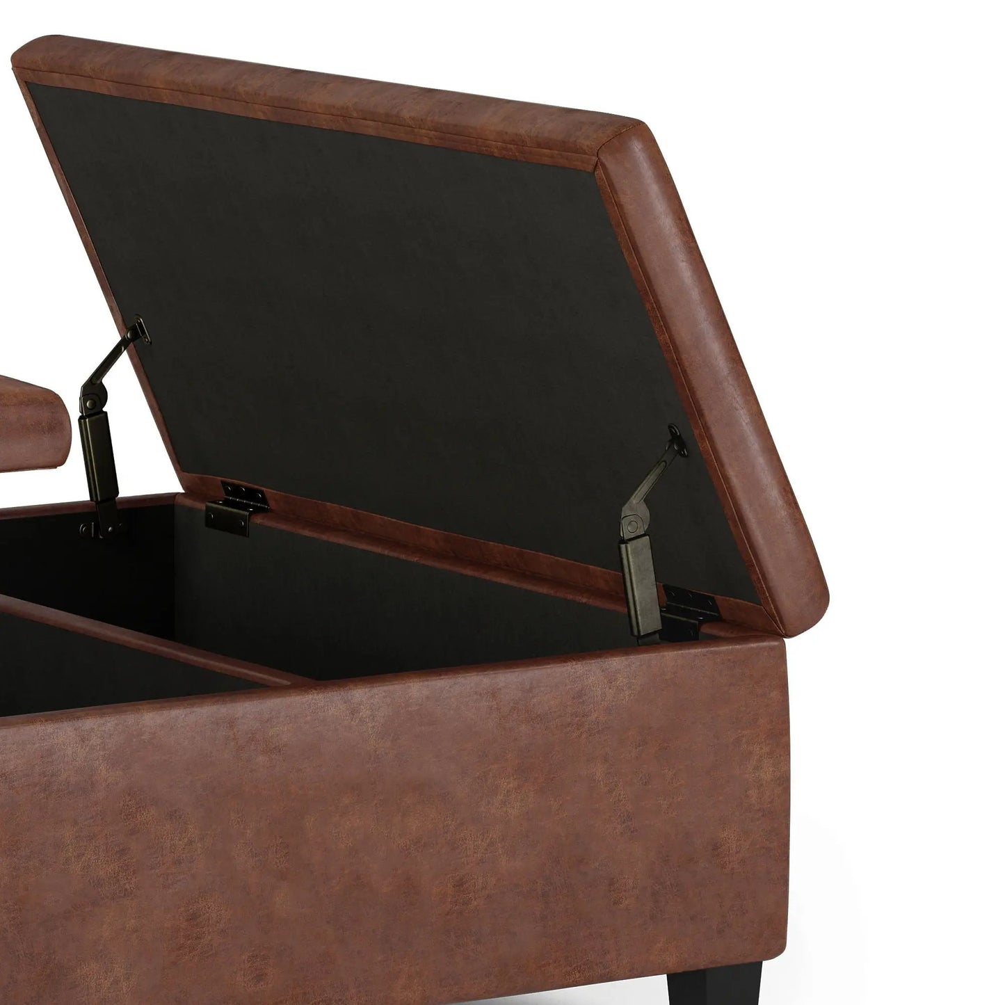 Ellis Coffee Table Storage Ottoman Contemporary
