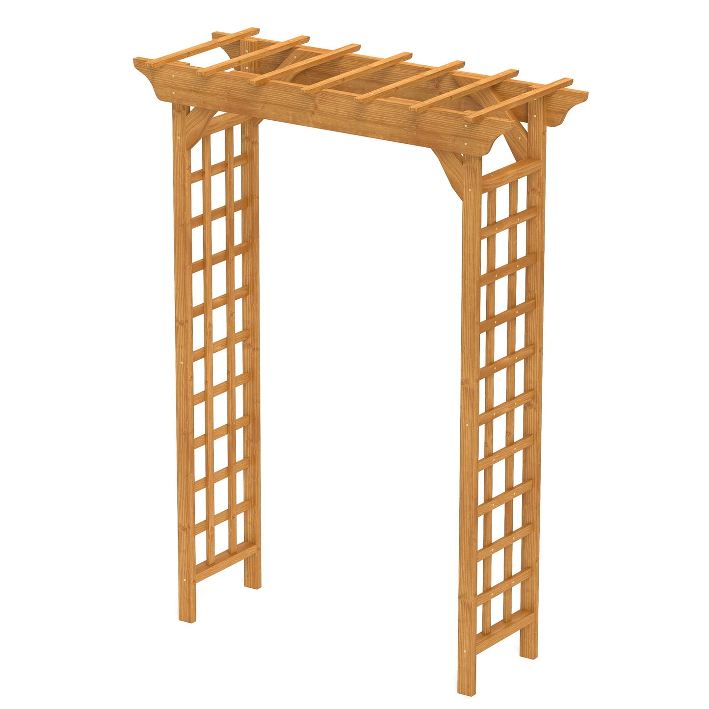 Arbor wedding arch wooden lattice garden trellis yellow HouseOfZazla on Tampa Home & Garden Store