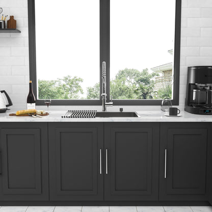 Drop-In Kitchen Sink by HouseOfZazla, 16-gauge stainless steel, single bowl topmount on Tampa Home & Garden Store