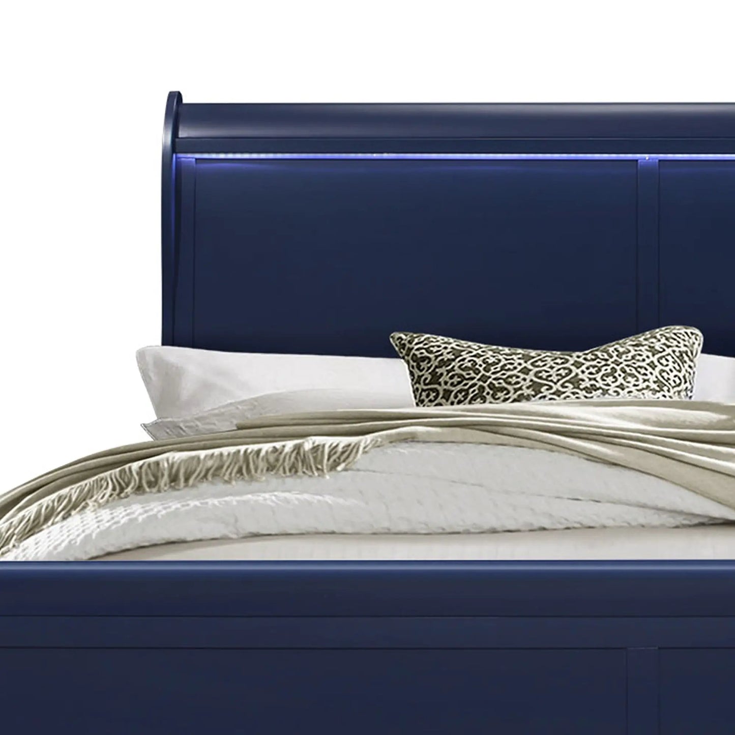 Charleston 5 Piece Bedroom Set With LED Headboard
