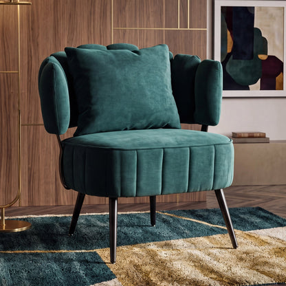 Decorative Chenille Tub Chair and Spring Seat
