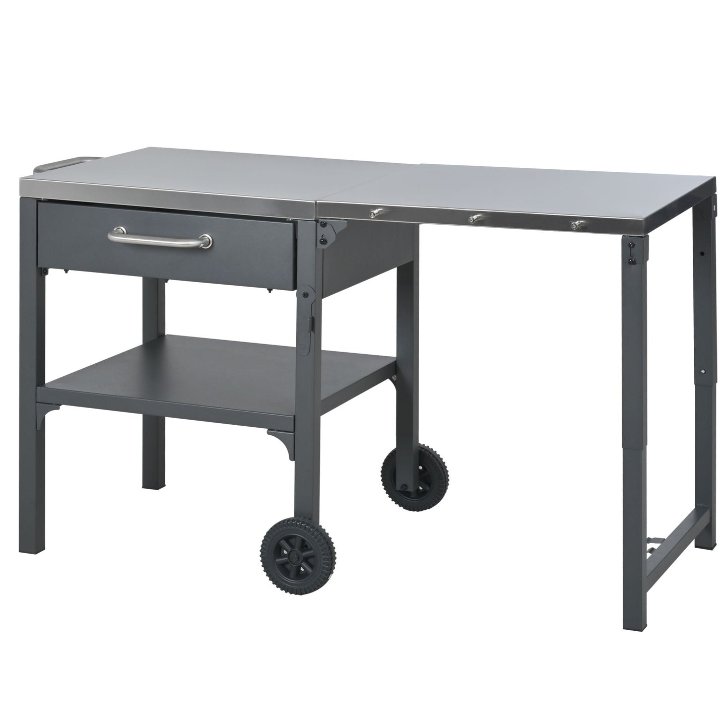 Large Foldable Outdoor Kitchen Cart And Storage