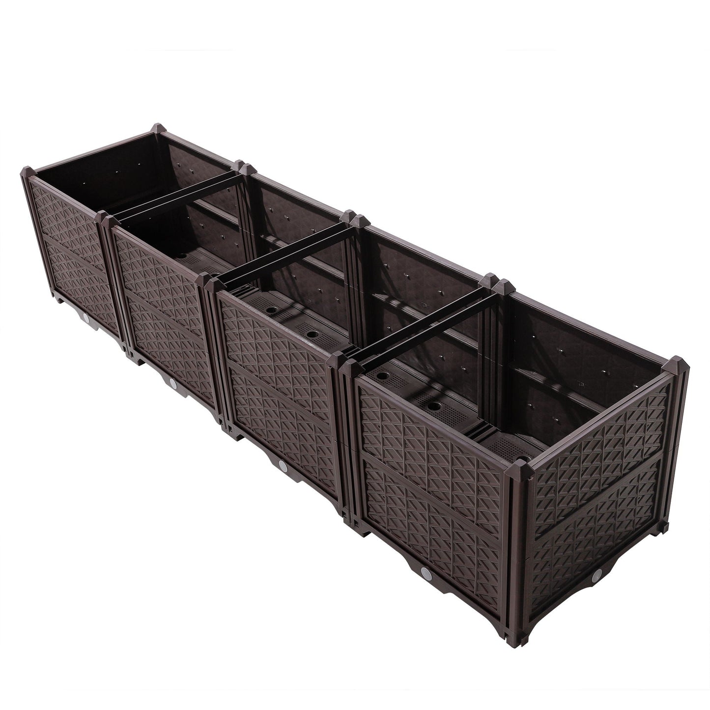Indoor Outdoor Rectangular Planter Box and Kit