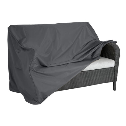 Shield Outdoor Loveseat Cover dark gray by HouseOfZazla for Outdoor Furniture Covers on Tampa Home & Garden Store