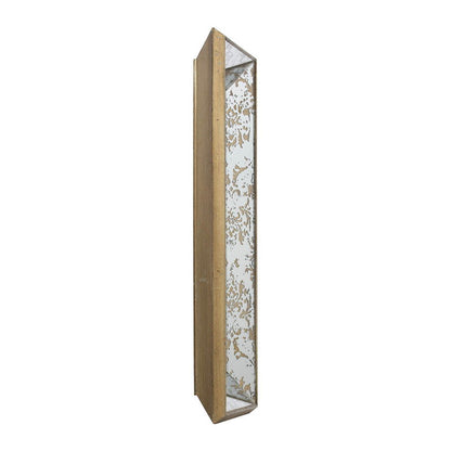 Antique Rectangle Mirror with Floral Accents wall mirror in gold frame by HouseOfZazla on Tampa Home & Garden Store