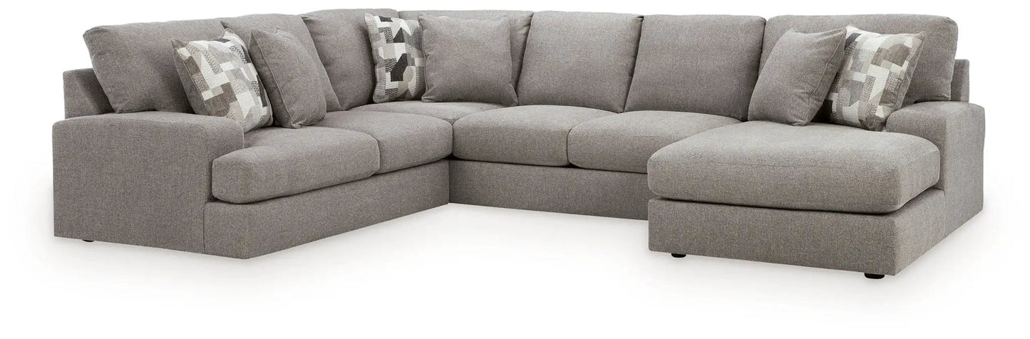 Lindon Sectional Nuvella Upholstery Cushions