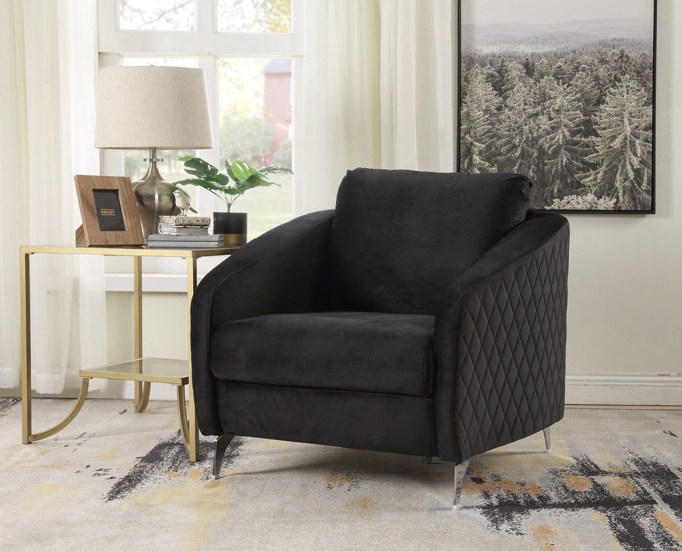 Sofia Modern Chic Armchair and Soft Fabric