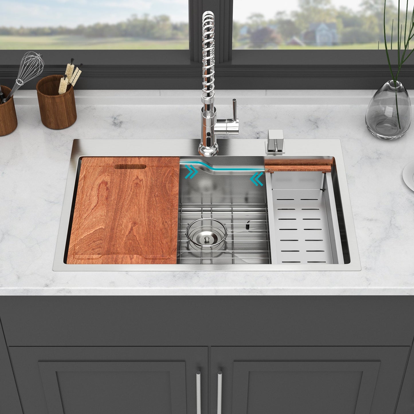 Premium Drop In the Stainless Steel Kitchen Sink