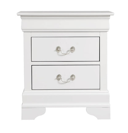 Traditional Nightstand Carved Bases and Curves