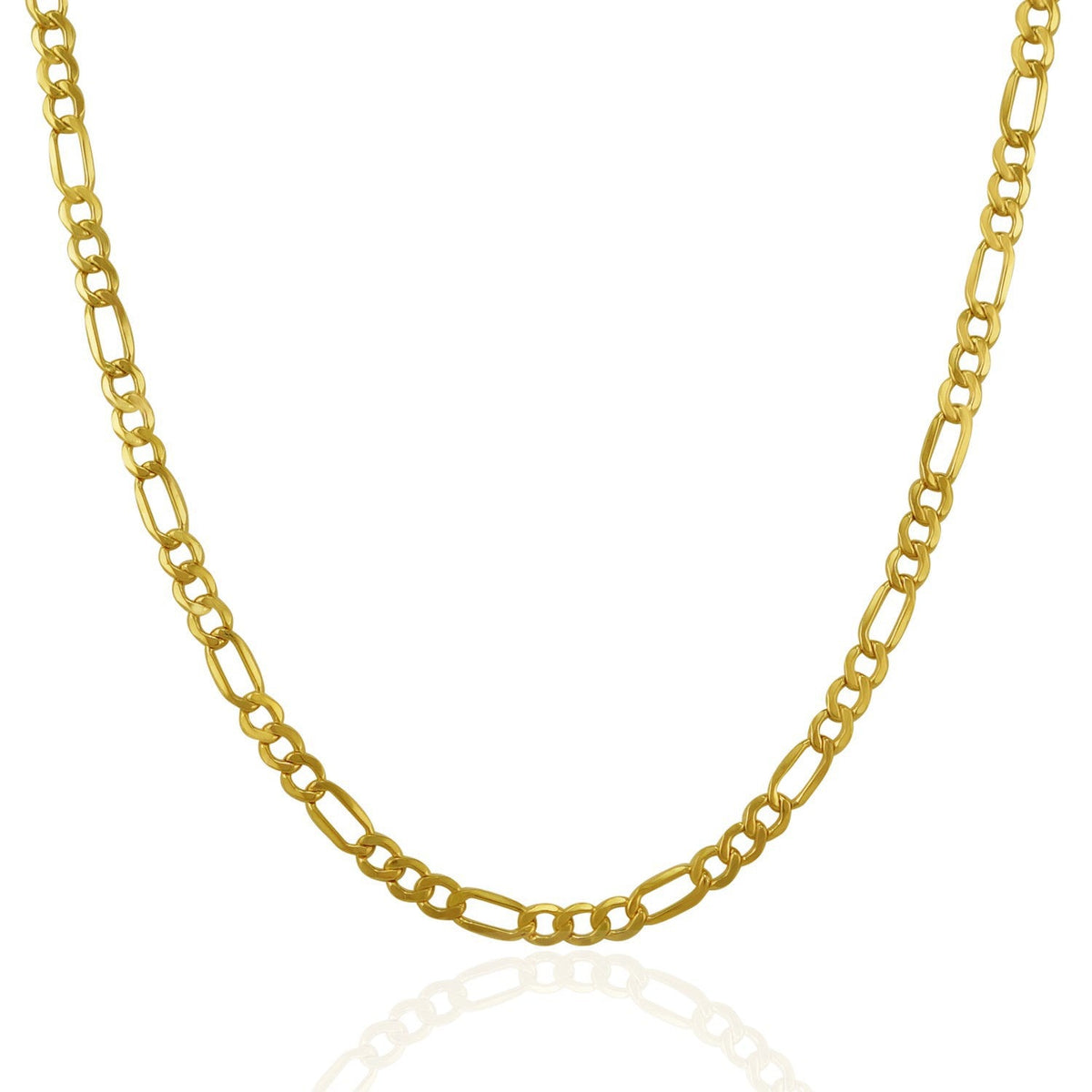 3.5mm 14k Yellow Gold Lite Figaro Chain necklace by Bids.com on Tampa Home & Garden Store