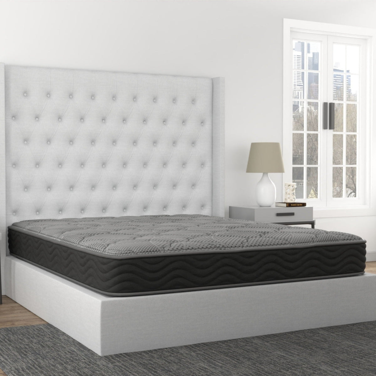 Cs Hybrid 8 Inch Pocket Coil Mattress and Comfort