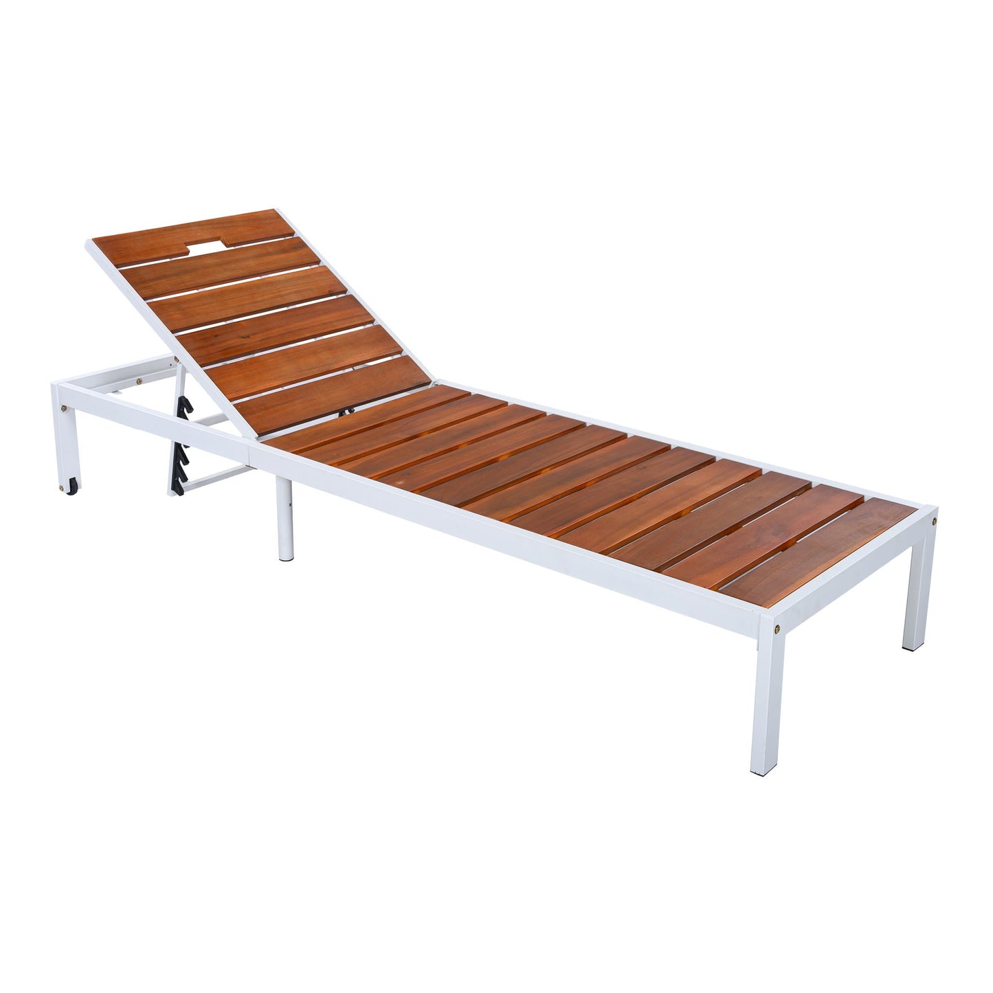 Outdoor Chaise Pool Chair For Reading And Sunbath