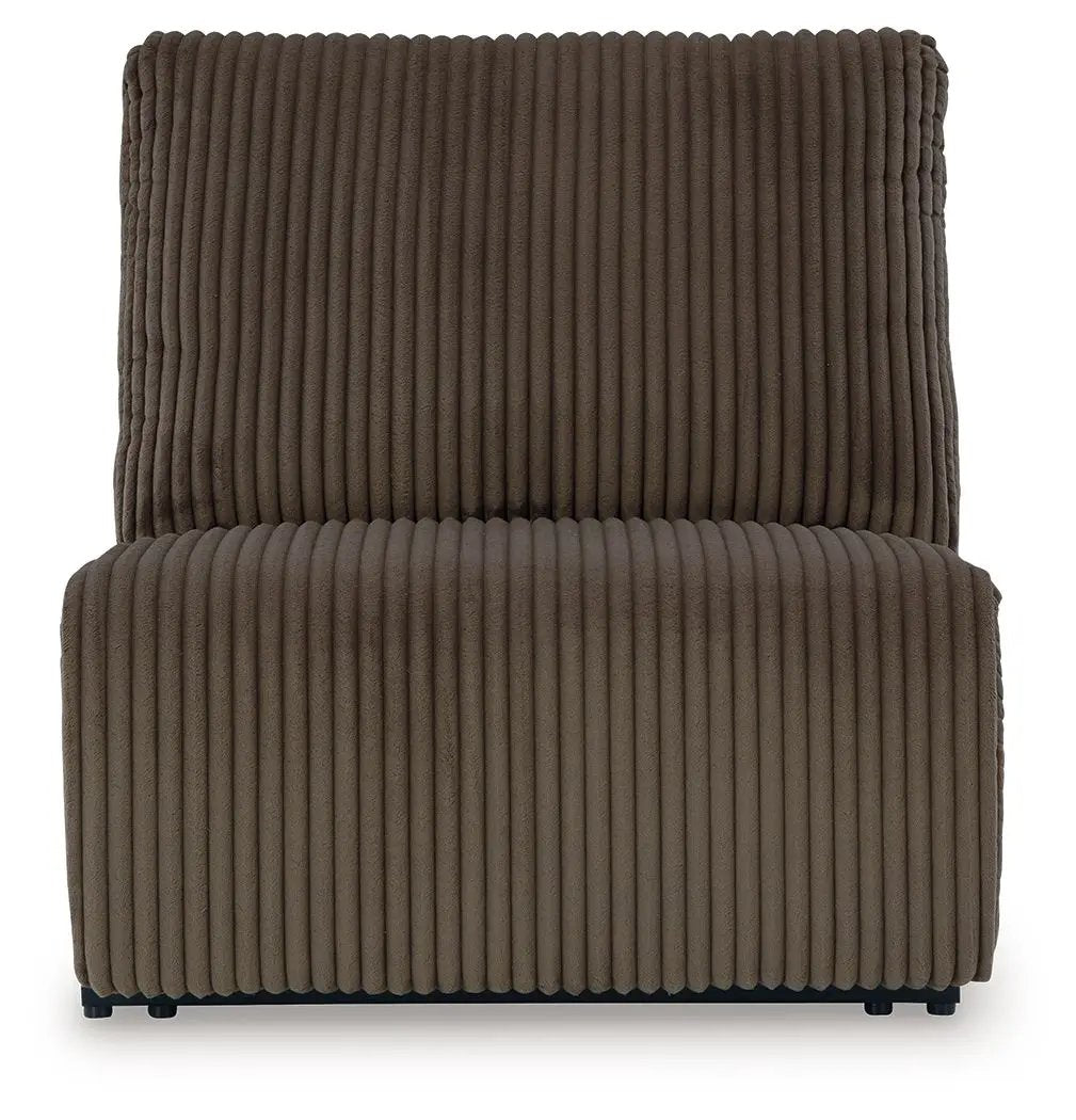 Top Tier Corduroy Reclining Sectional with Chaise