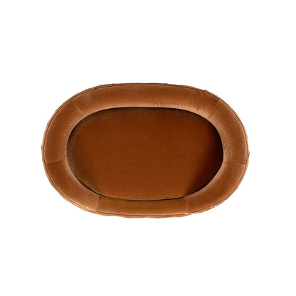Monroe 33-inch Dog Sofa Bed Medium Burnt by HouseOfZazla, pet beds on Tampa Home & Garden Store