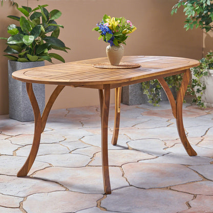 Premium Acacia Wood Outdoor Table For The Patio