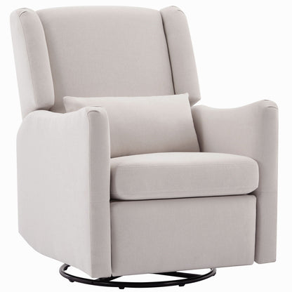Wide Wingback Swivel Glider And Recliner