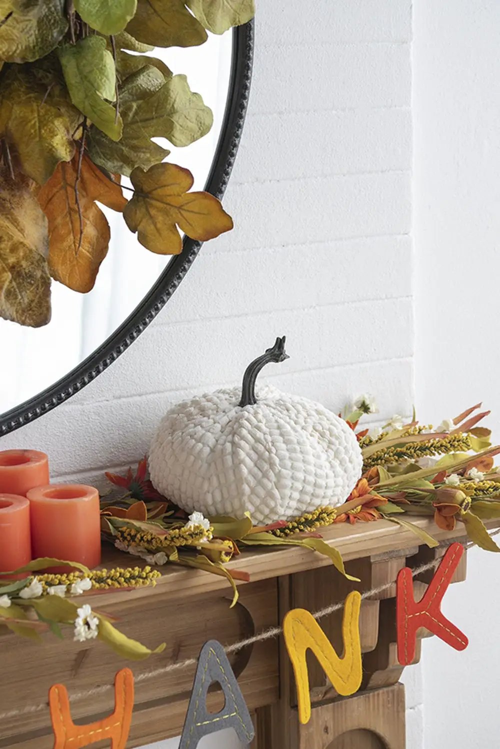 Weighted Pumpkin Ornament for Harvest Decor