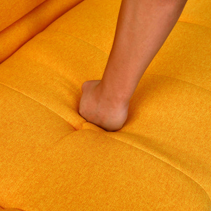 Compact Foldable Sofa Bed and Cup Holder