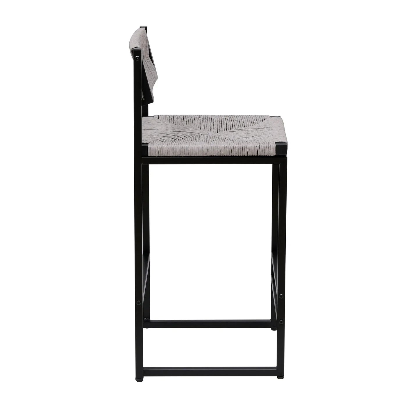 Bar Stools Paper Rope Weave Dining Chairs