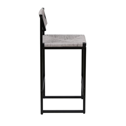 Bar Stools Paper Rope Weave Dining Chairs
