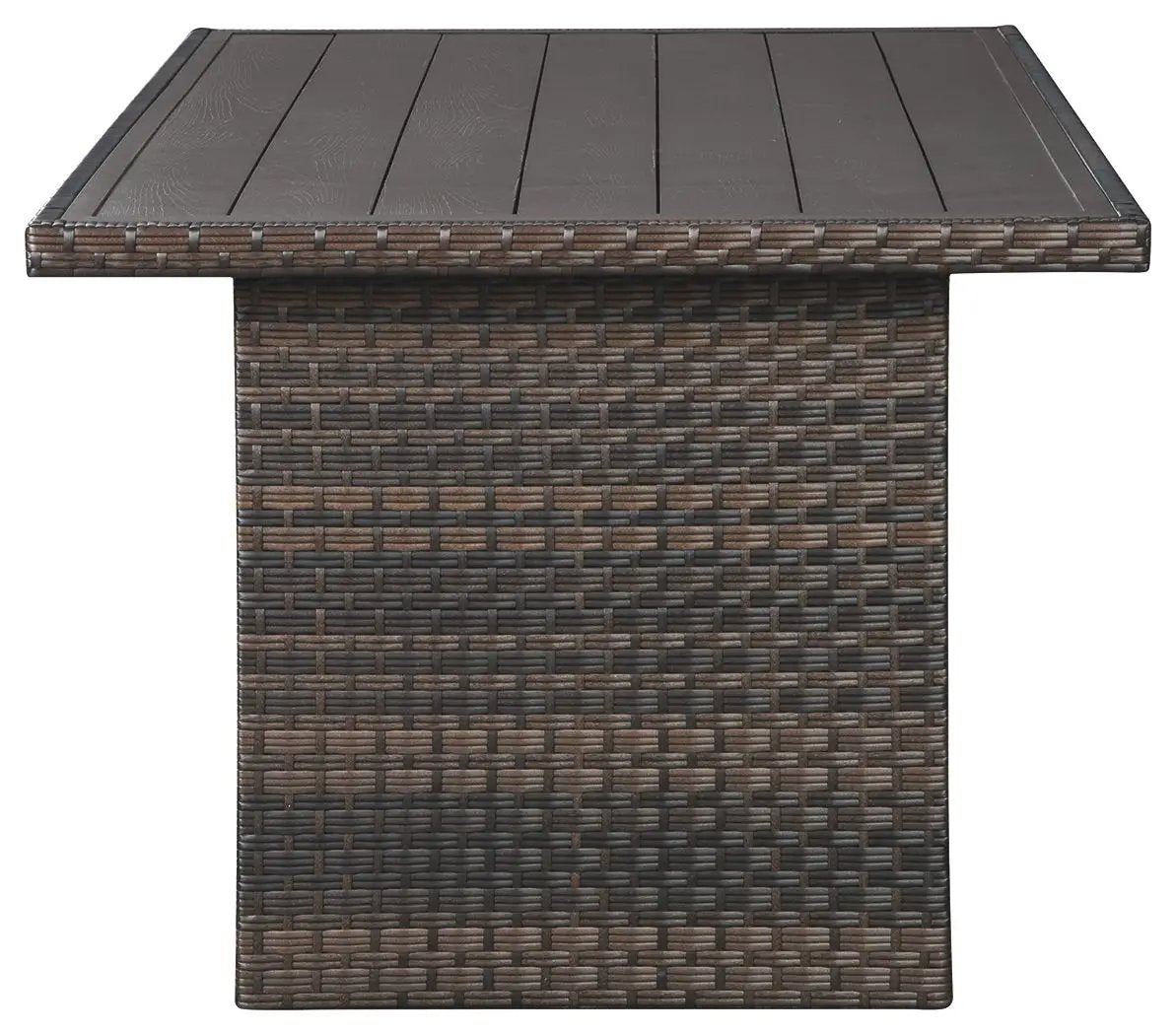 Easy Isle Rect Multi Use Table Dark Brown Beige
