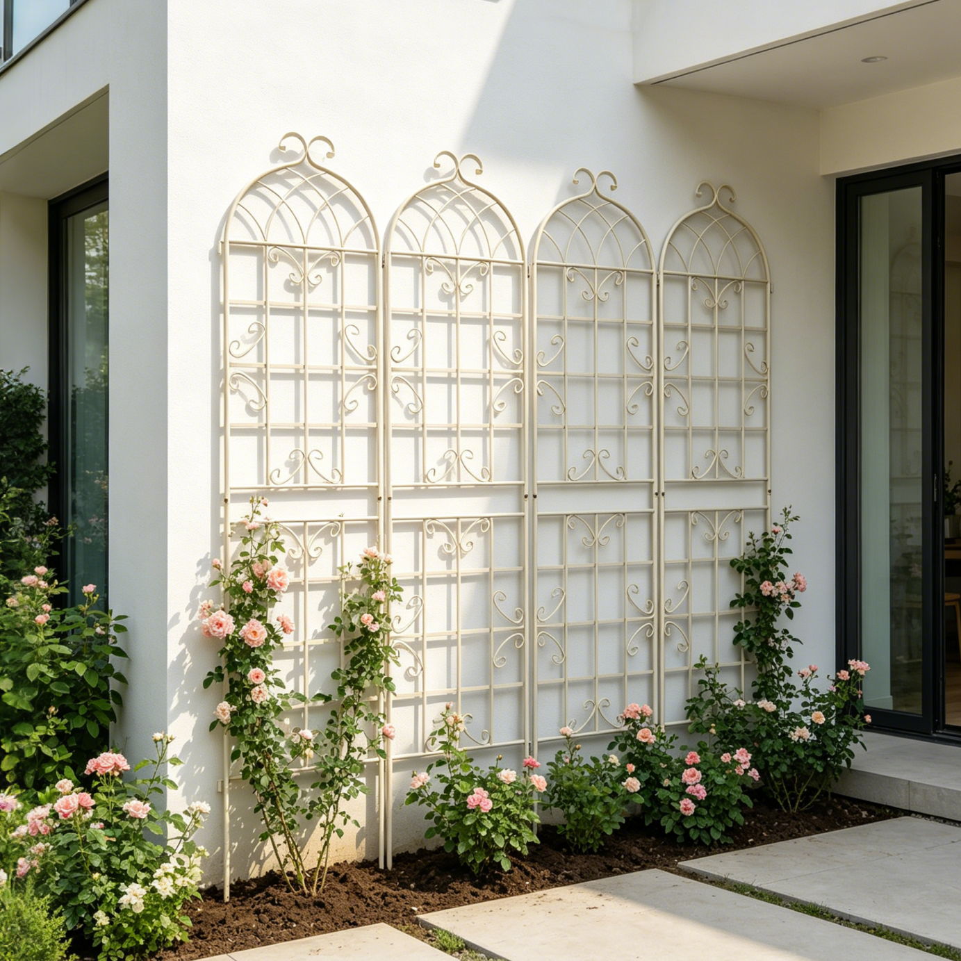 Metal Trellis For Climbing Plants And Vines