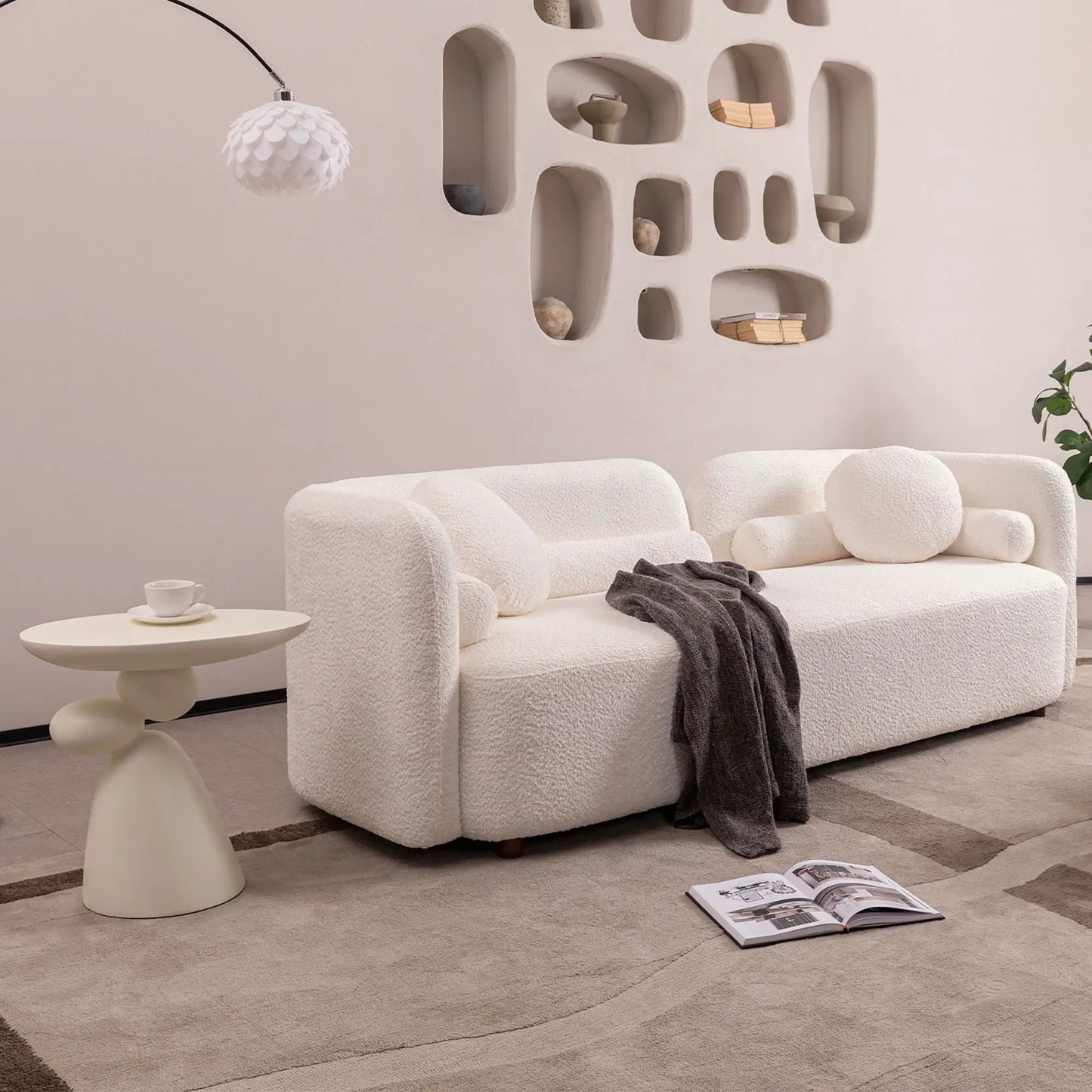 Tibetan Ritual Inspired Lucky Stone Shaped Table