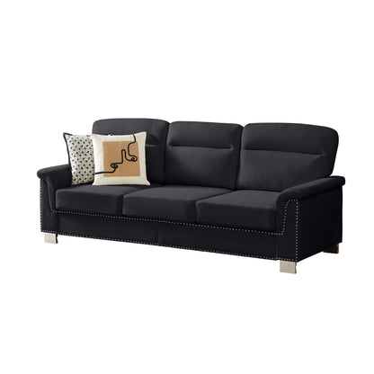 Elegant and Sturdy Three Seater Living Room Sofa