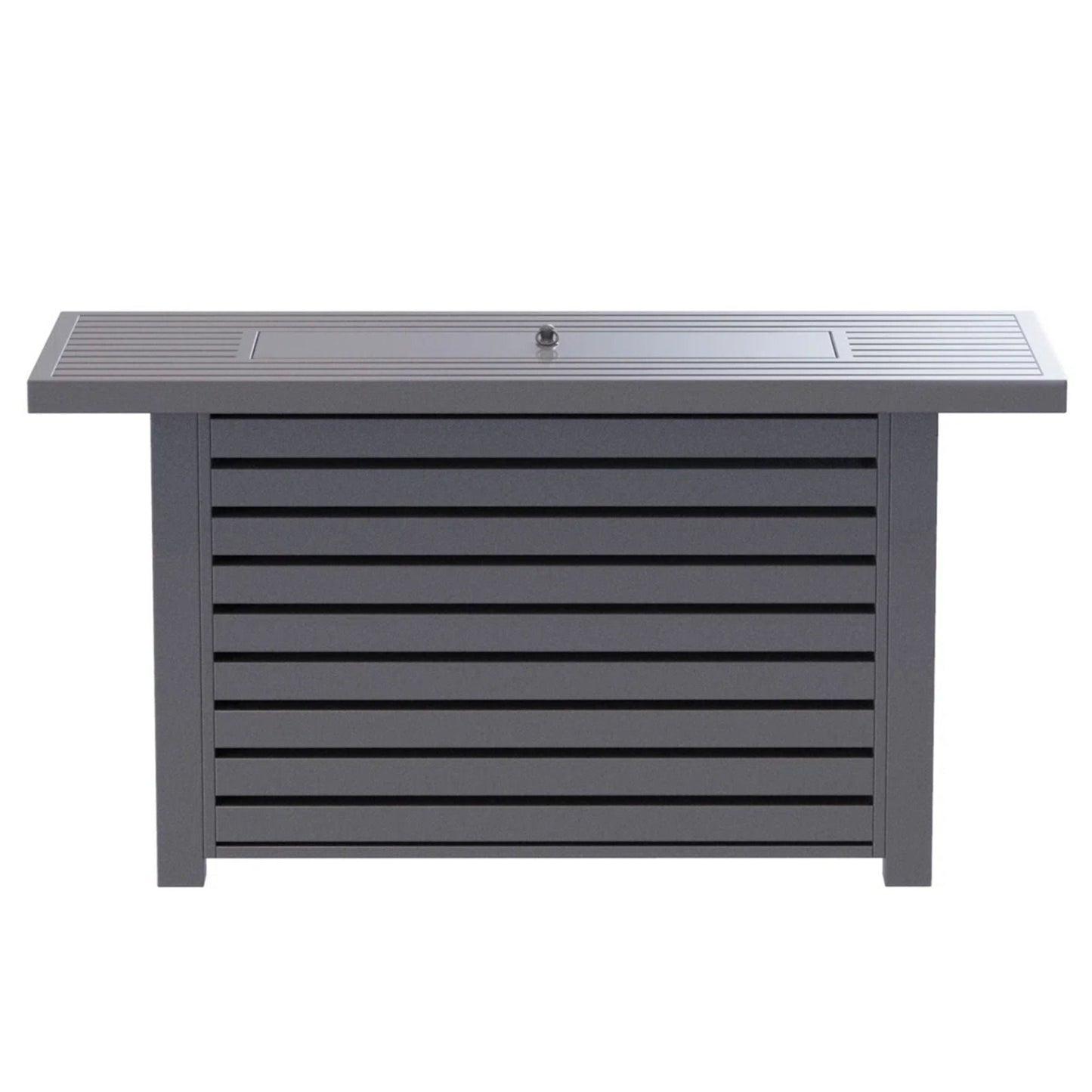 Propane or Gas Outdoor Fire Pit Table With Lid