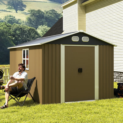 Campcraft 8x12 Outdoor Metal Storage Shed