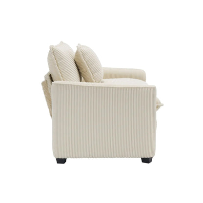 Elegant Sectional Sofa Set with Deep Seats