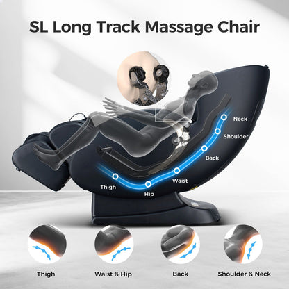 Bosscare 3D Zero Gravity Massage Chair full-body Shiatsu recliner with App, by HouseOfZazla on Tampa Home & Garden Store