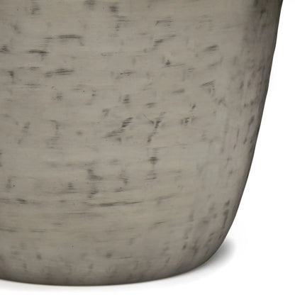Garvy Handcrafted Solid Metal Drum Side Table