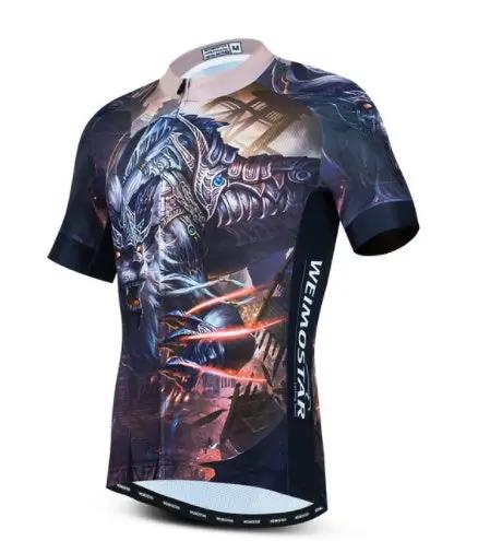 Cycling Jersey Men Lion 3D Breathable Top