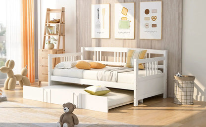 Multifunctional modern daybed in white with built-in drawers by Unique Piece Furniture on Tampa Home & Garden Store