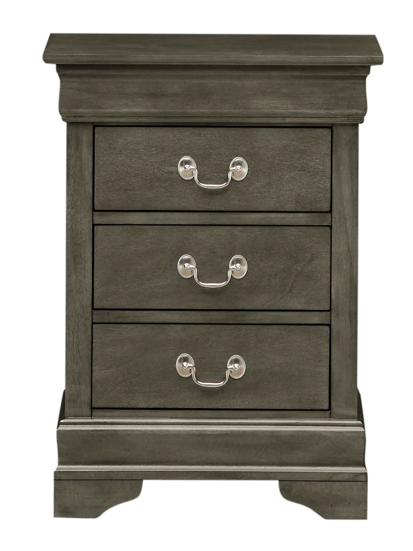 Louis Philippe Nightstand in Wood Veneer