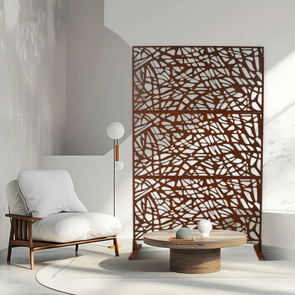 Freestanding Decorative Privacy Screen for Patio
