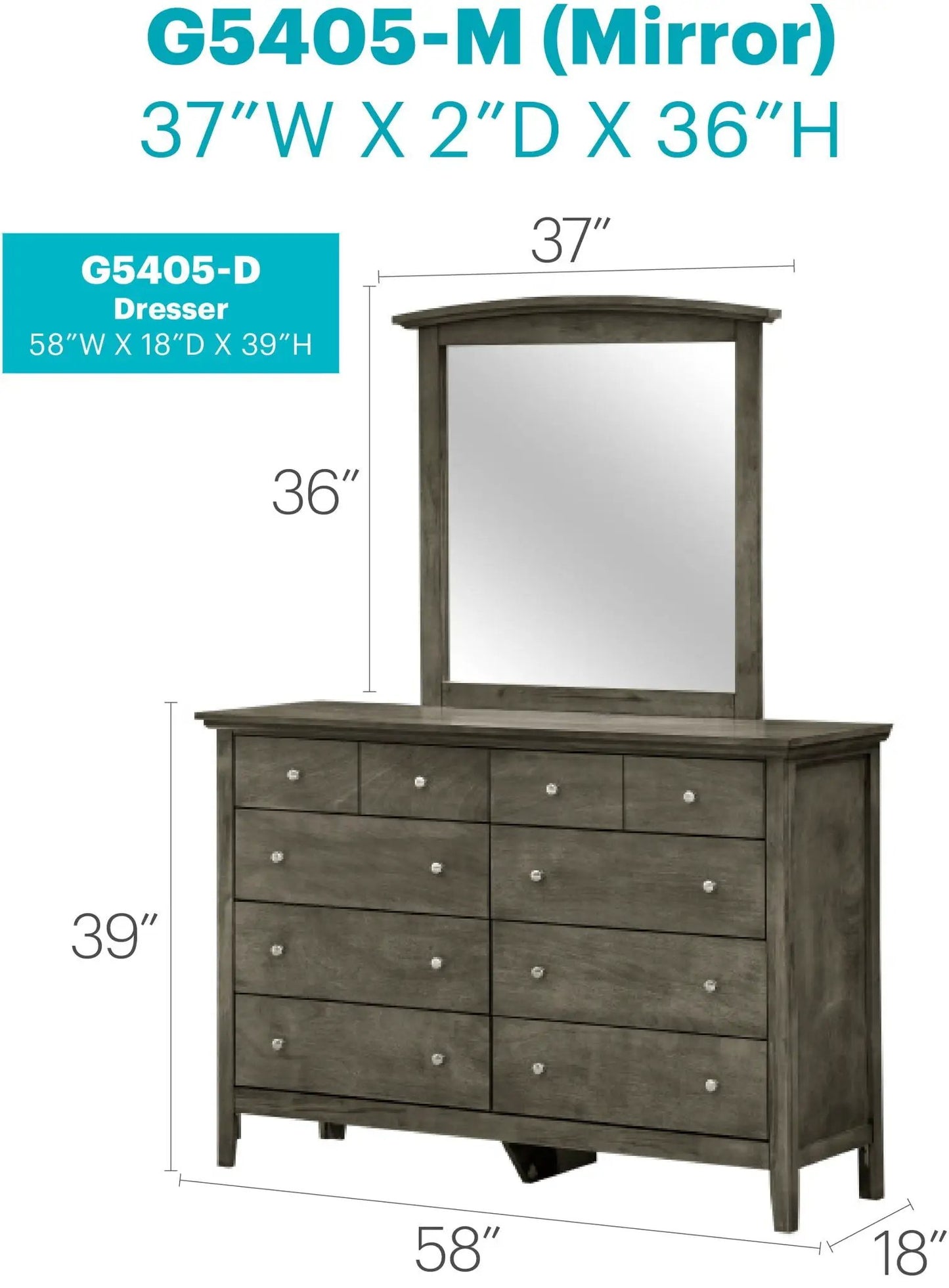 Hammond Elegant Casual Dresser for Any Room