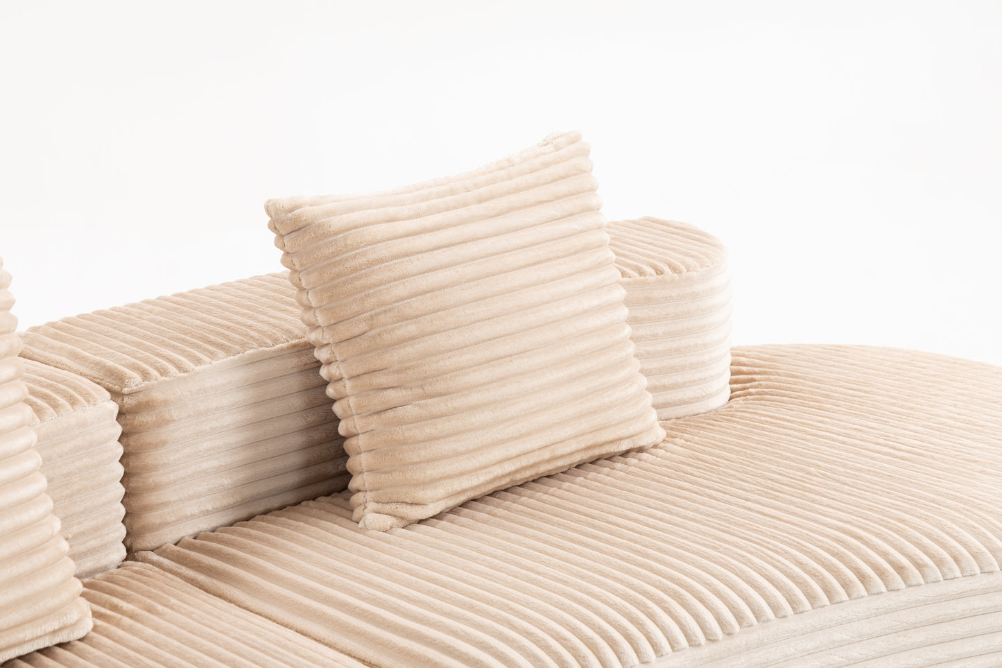 Compressed Corduroy Cloud Couch And The Pillows