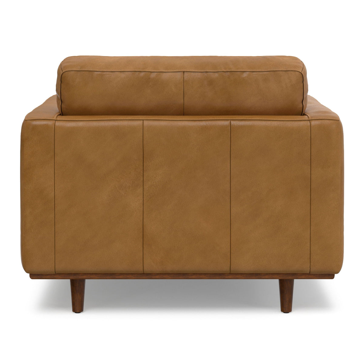 Wide Arm Chair with Removable Cushions in tan leather by HouseOfZazla, armchairs on Tampa Home & Garden Store