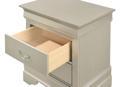 Traditional Nightstand Carved Bases and Curves