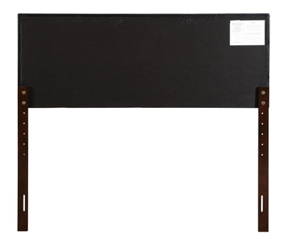 Upholstered headboard black fabric with wooden legs HouseOfZazla on Tampa Home & Garden Store