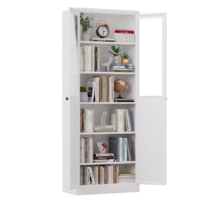 Tall Metal Pantry Cabinet and Adjustable Shelves
