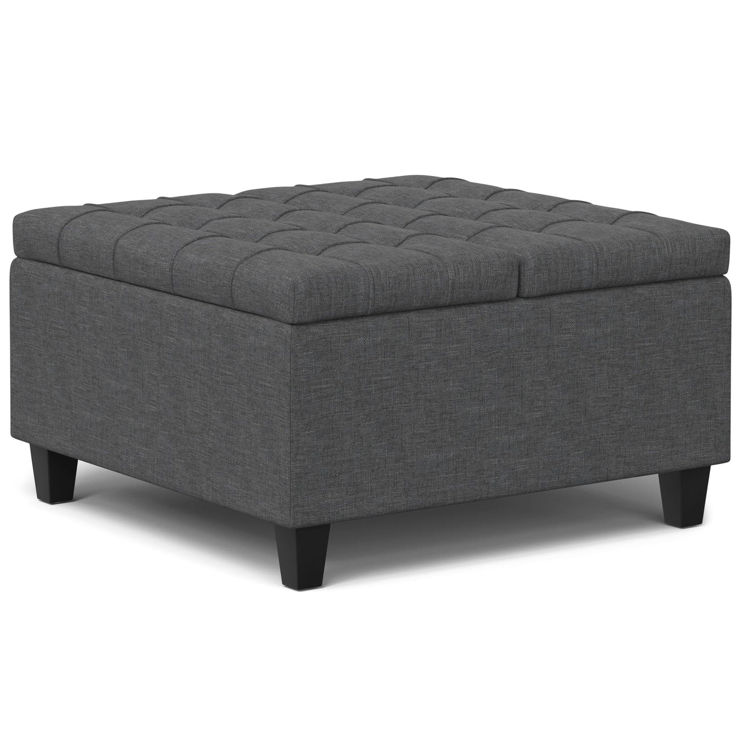 Harrison Upholstered Coffee Table Storage Ottoman