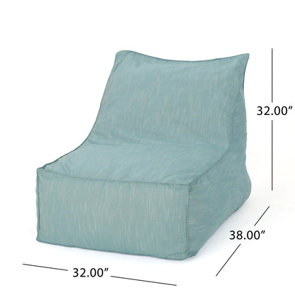 Ettie Water Resistant Fabric Bean Bag Chair