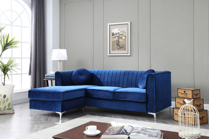 Delray Micro Suede Sofa and Chaise Lounger