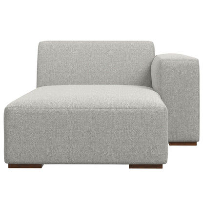 Rex Modern Asymmetrical Chaise Sofa Module
