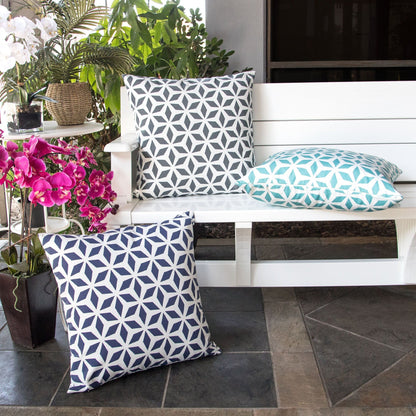 Crystal Burst Indoor and Outdoor Accent Pillow